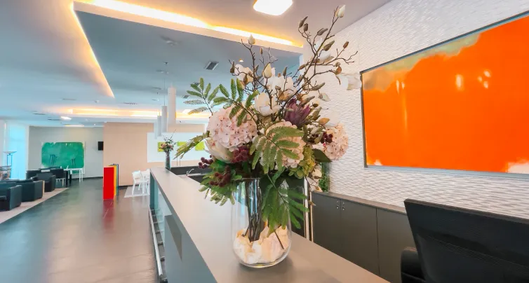 Hauseingang - Rezeption